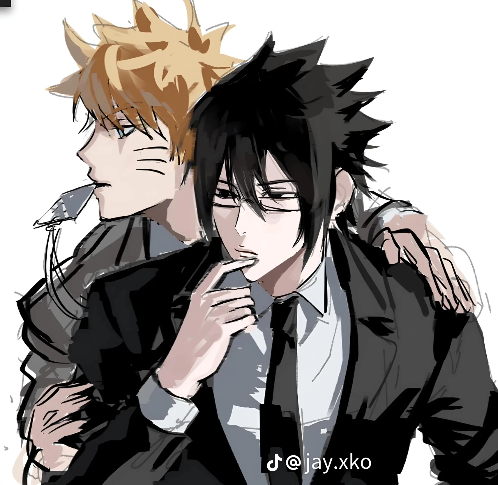 𝙎𝙖𝙨𝙪𝙠𝙚 °~ guarda-costas X garoto mimado~° (BL SasuNaru)  thumbnail