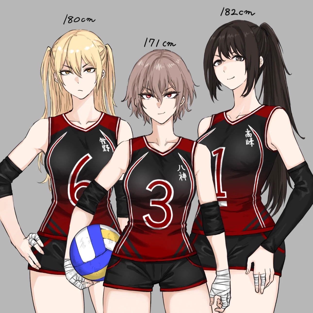 The Volleyball Rivals Trio (Makino, Yagami and Takamine) thumbnail