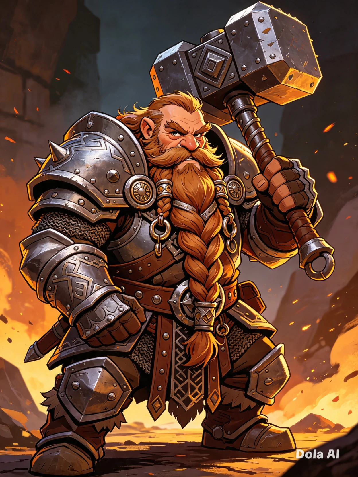 ARTON MAERTHENIM THE DWARF BLACKSMITH-WARRIOR thumbnail