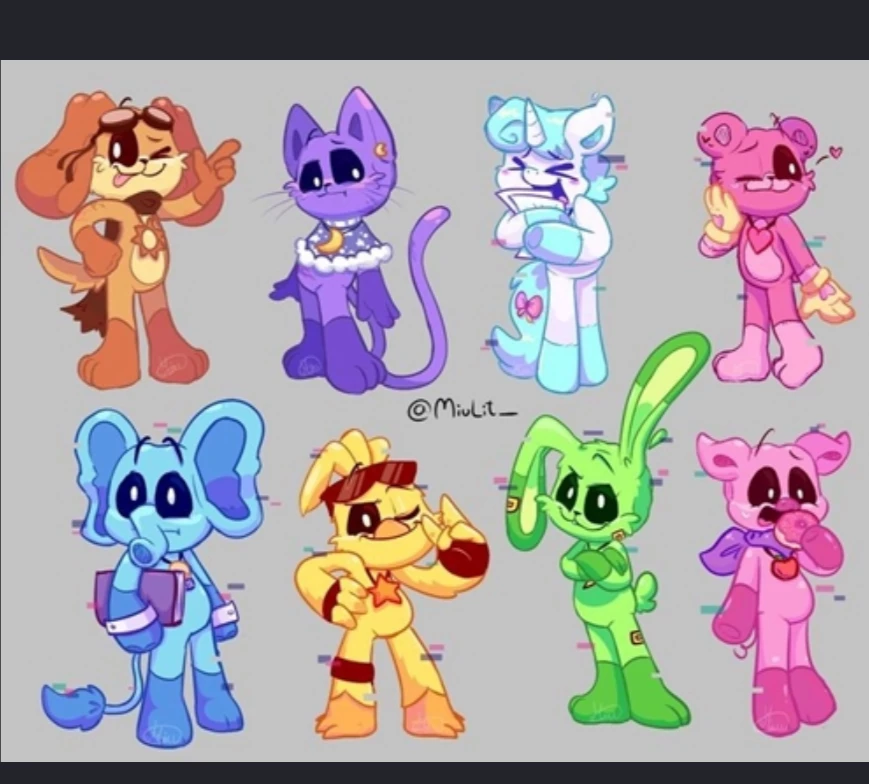 smiling critters (you're Catnap) thumbnail