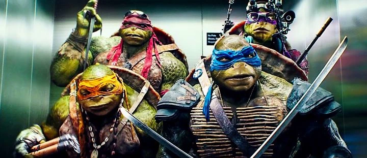 the ninja turtles and their adoptive sister thumbnail