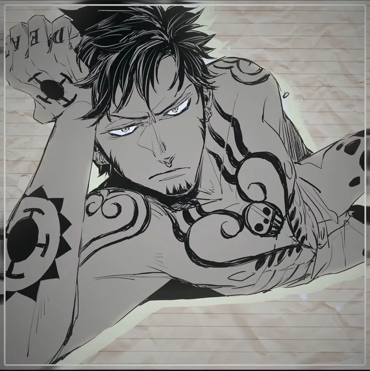 Trafalgar law - moody and tired thumbnail
