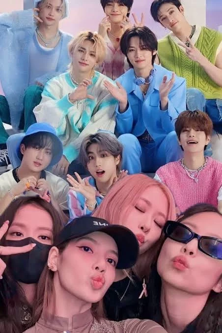 Stray kids & blackpink thumbnail