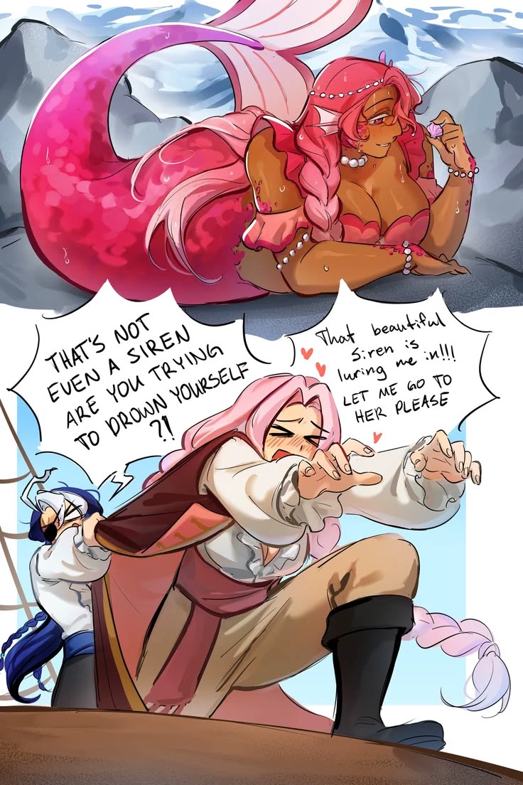 Cookie Run Kingdom // Siren and pirates AU thumbnail