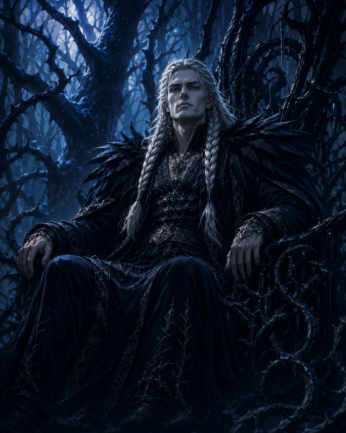 Avarr Vaelthorn, Lord of the Hollow Winter & Silver Erlking of the Stillwood thumbnail