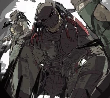 Together still a group of three yautjas thumbnail