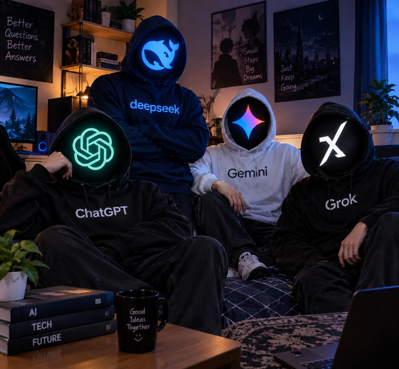 chat got , deepseek , Gemini,  grok thumbnail