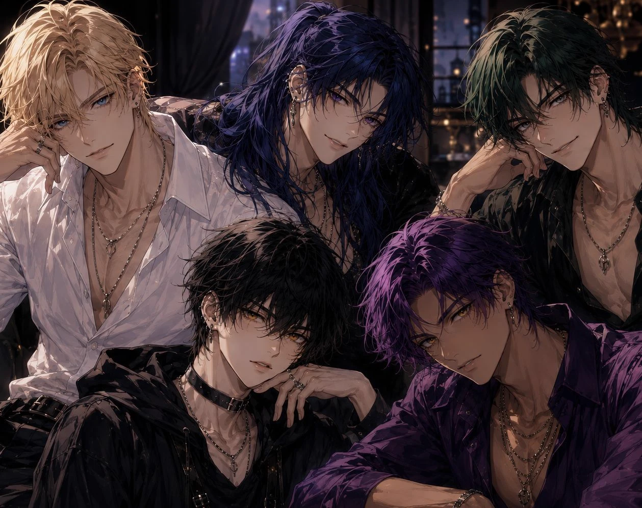 Host Club, Vincent, Cole, Haru, Louis, Alexis thumbnail