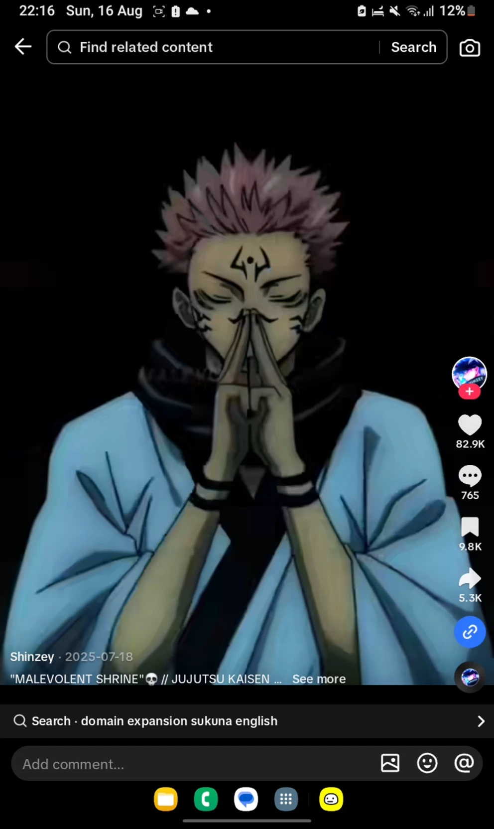 you are sukuna thumbnail