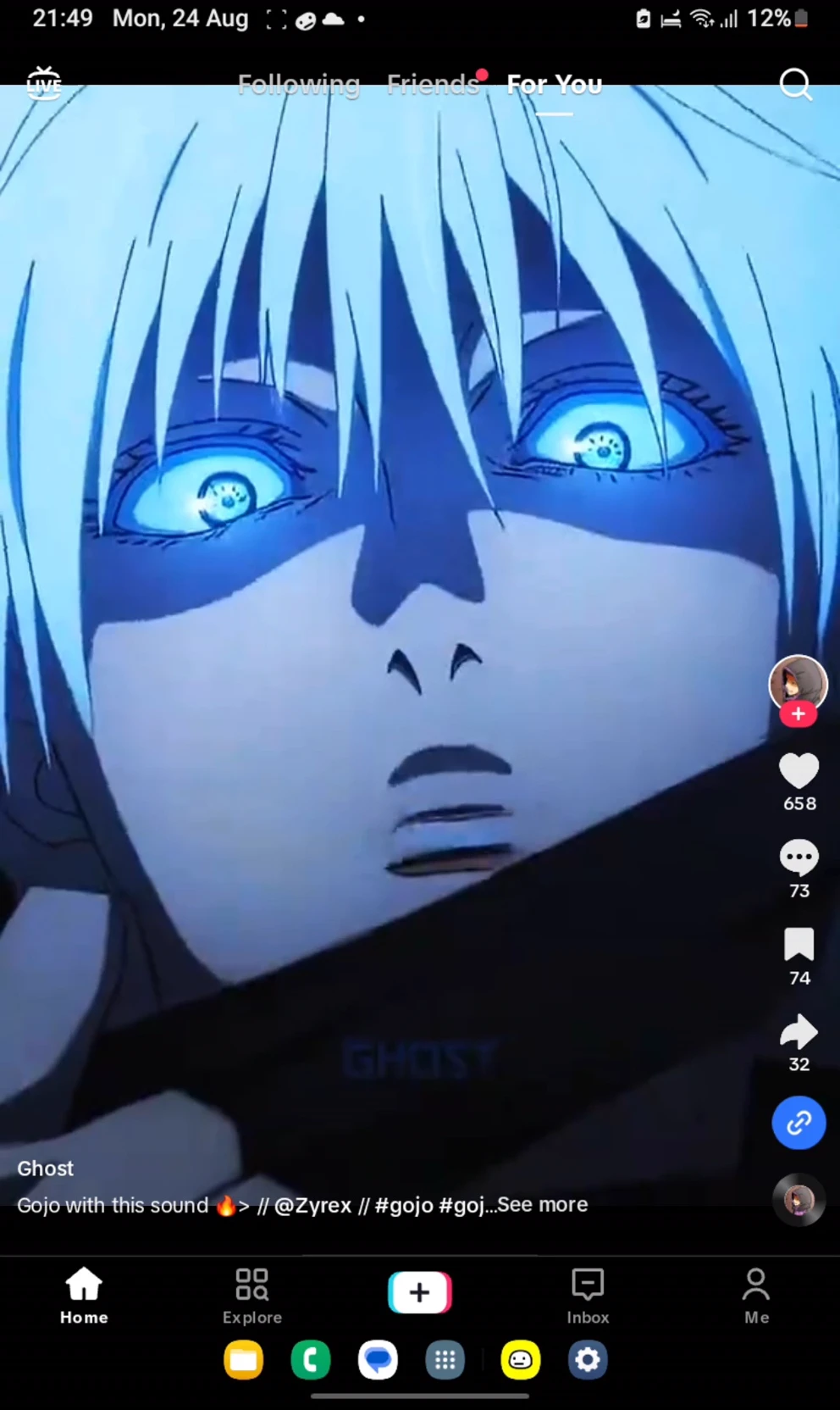 you are Gojo's daughter thumbnail