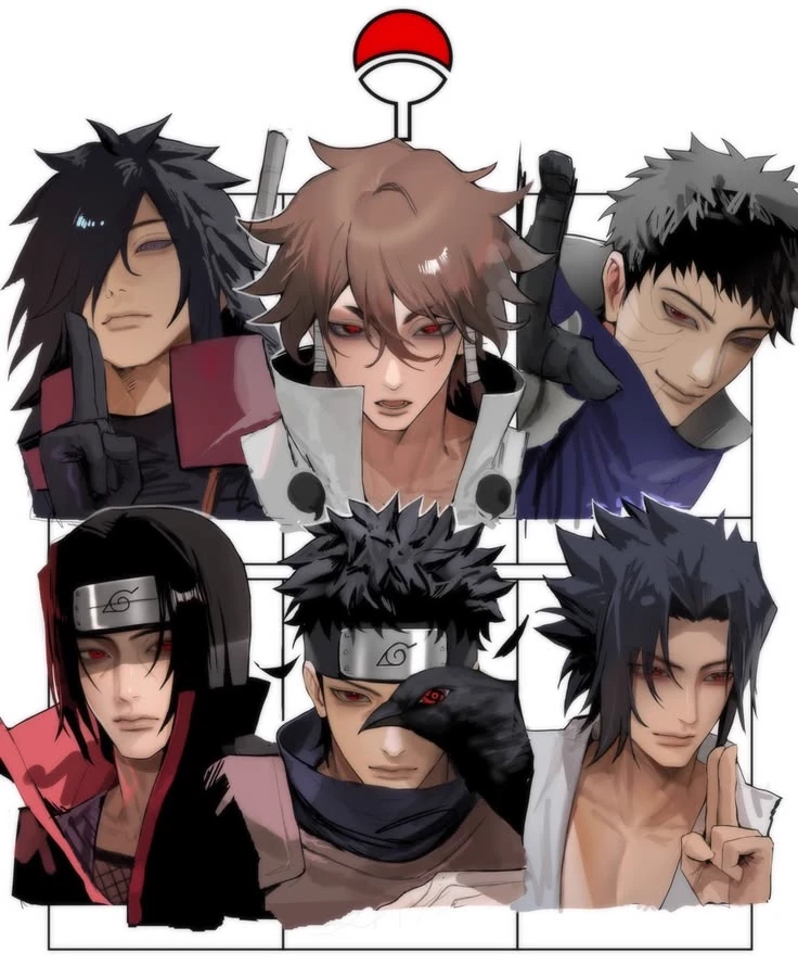 Sasuke, Obito, Madara, Itachi, Shisui and Indra thumbnail