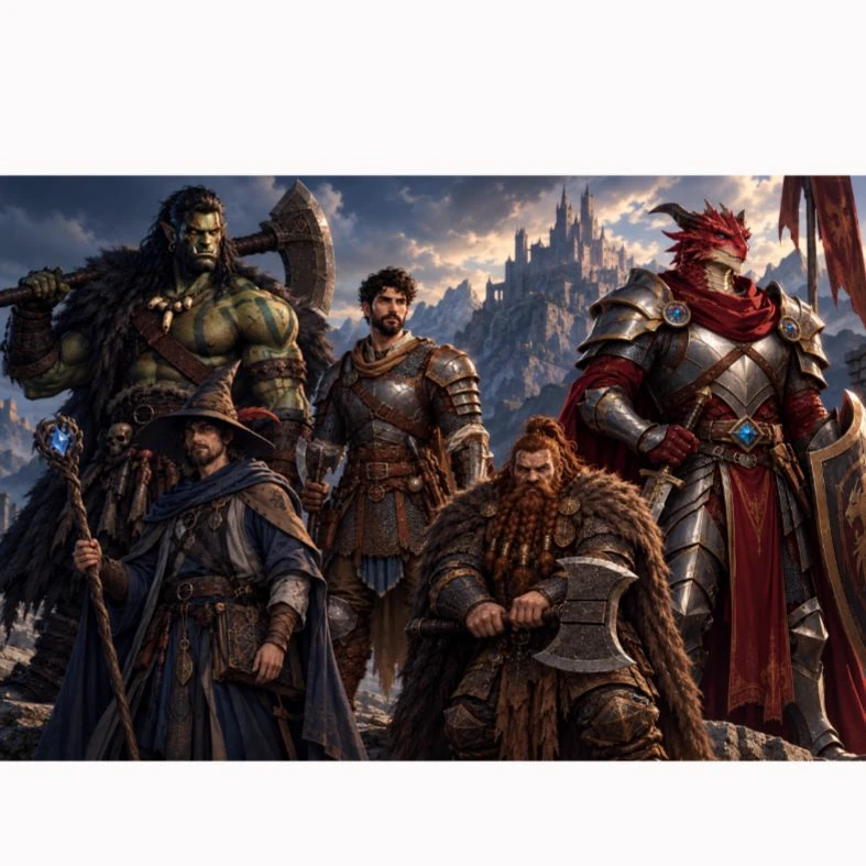 The Avant-Garde Quintet (Groshnak, Velmir, Asgore, Razca, and Elmir) thumbnail
