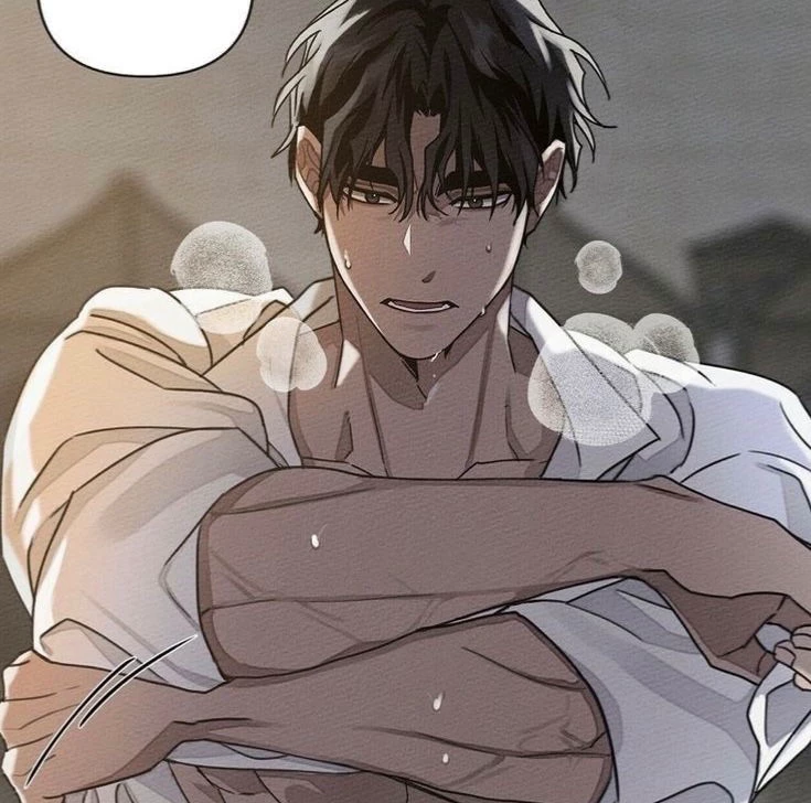 (He looked up from the phone, his eyes as cold and sharp as a blade, a hint of amusement curling at the corner of his mouth) Why are you here? thumbnail
