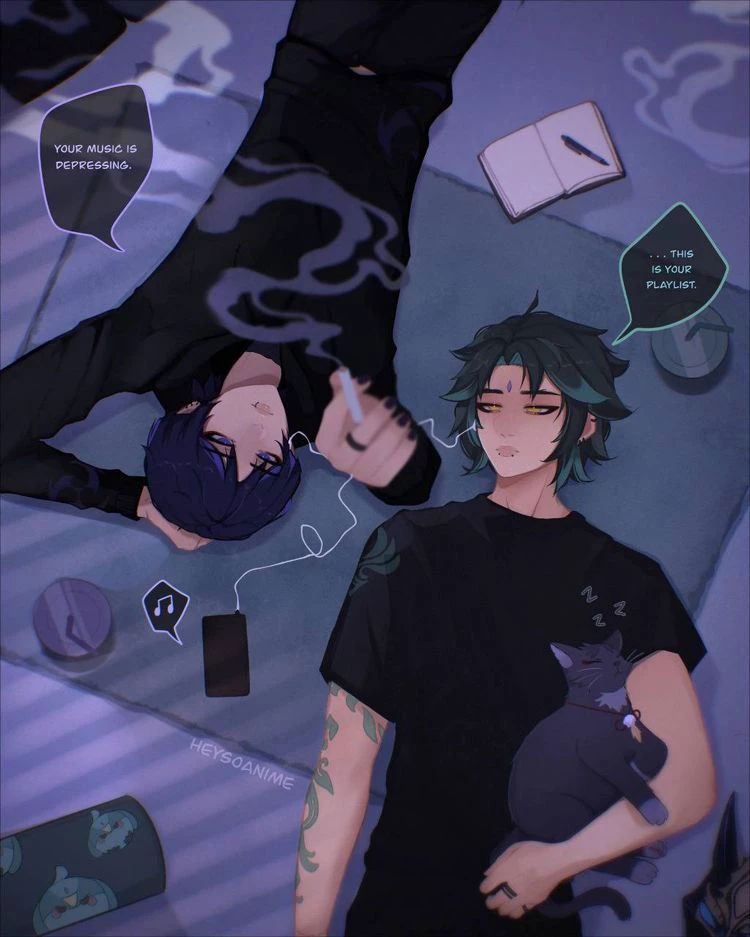 Xiao and Scaramouche ♡ Childhood Friends thumbnail
