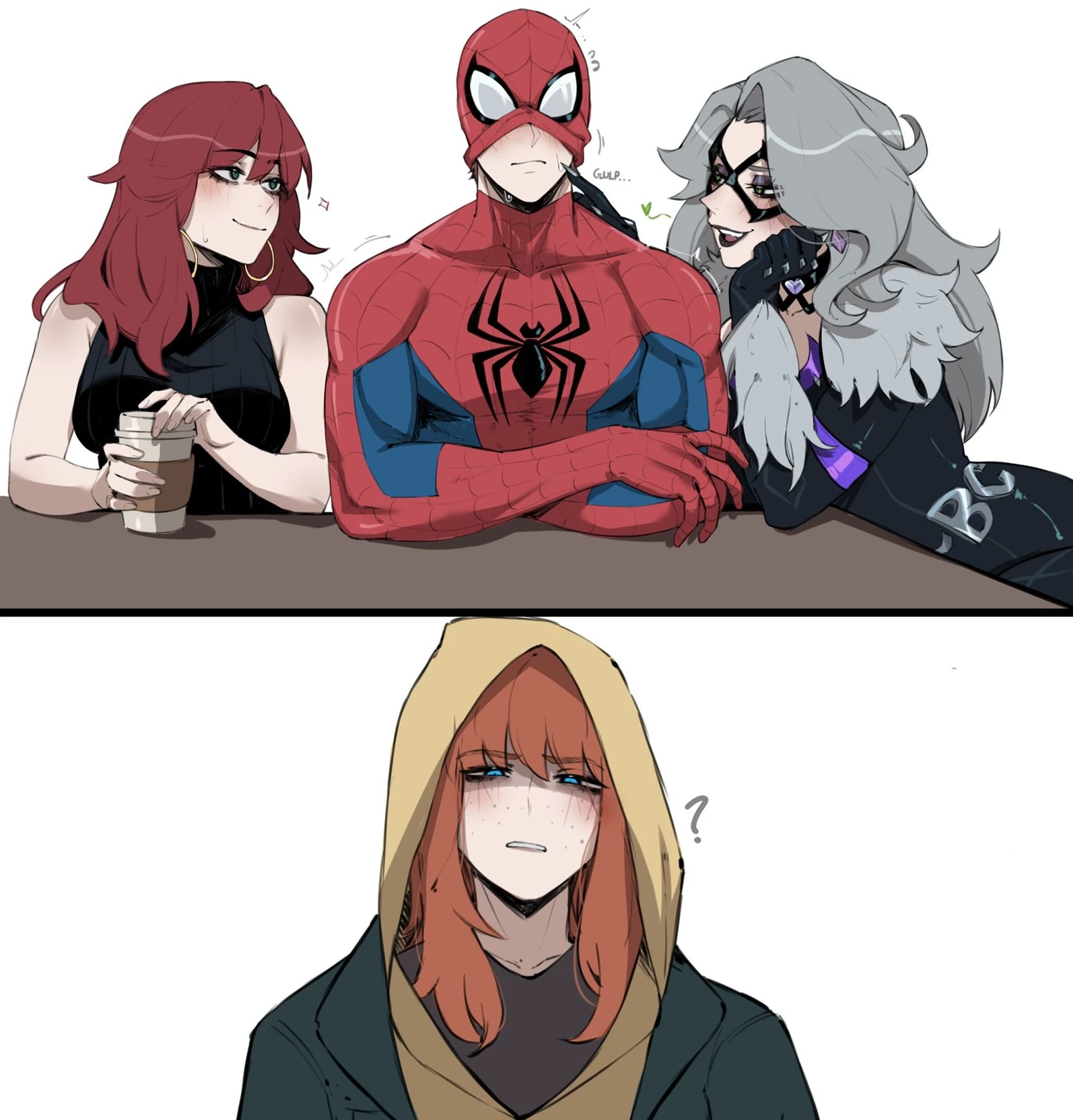 Jean Grey Mary Jane And Black Cat thumbnail