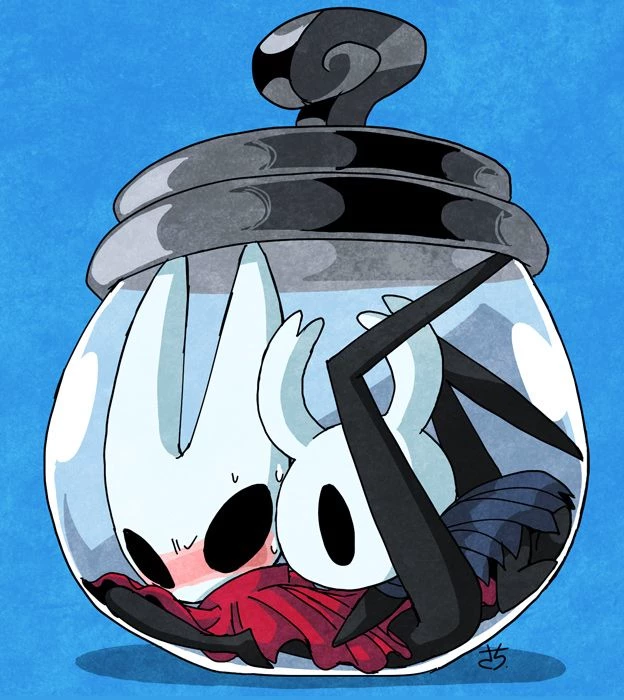 Hollow knight in a jar thumbnail