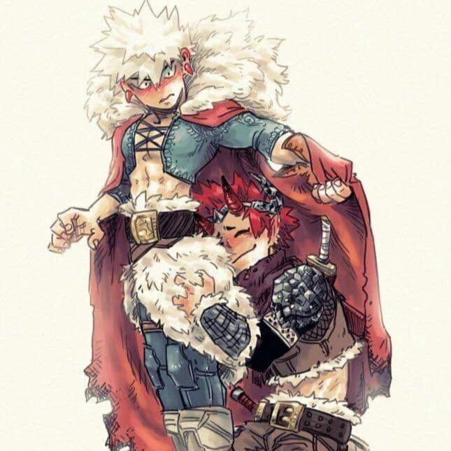 Katsuki Bakugo \[KiriBaku\] omegaverse. thumbnail