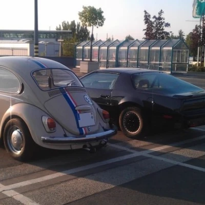 KITT and Herbie~ \|\| A Knight And A Love Bug. thumbnail