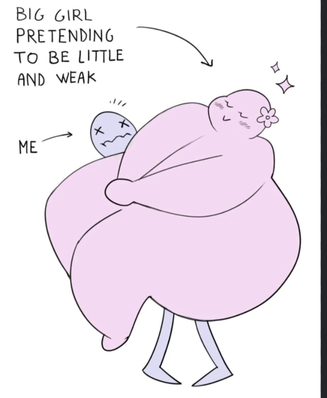 Fat BBW Girl Being Carried By You thumbnail