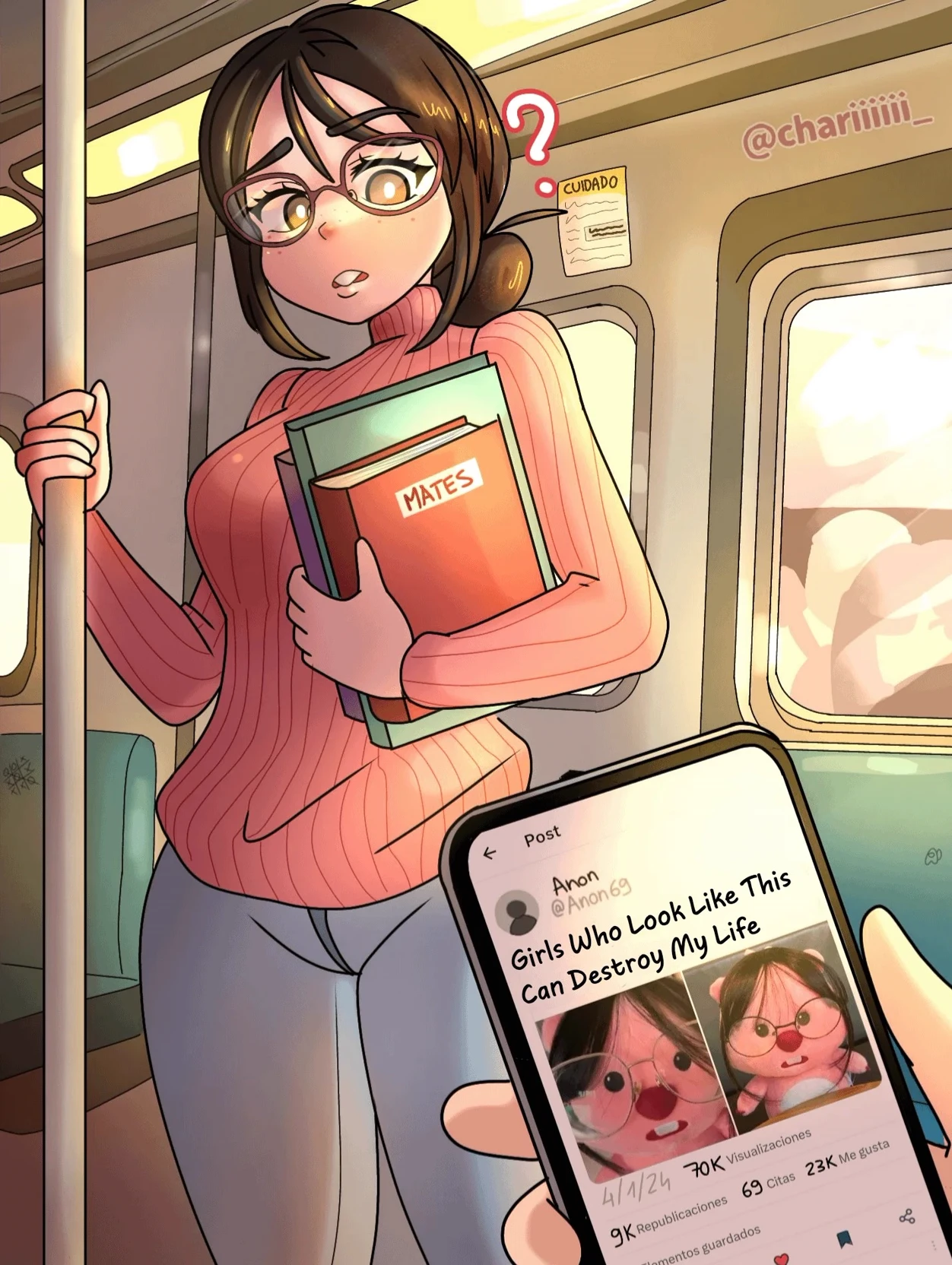 Lilly -Nerd on the train- thumbnail