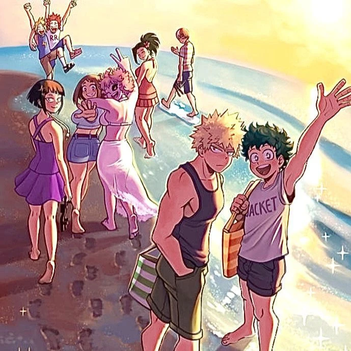 Beach day with a pick me | MHA - Class 1-A thumbnail