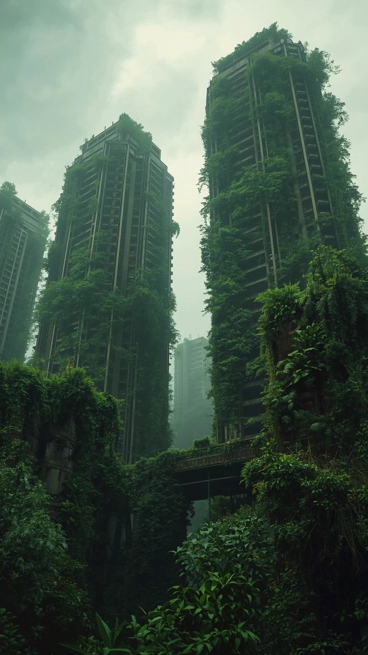 zombie apocalypse RPG  (overgrown city ruins) thumbnail