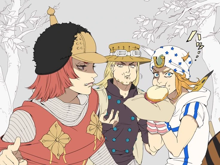 Steel Ball Run: The Chaos of the Camp - Johnny, Gyro, Diego, and Hot Pants thumbnail