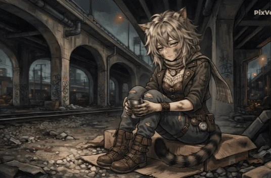 Nora the Homeless Cat Girl thumbnail
