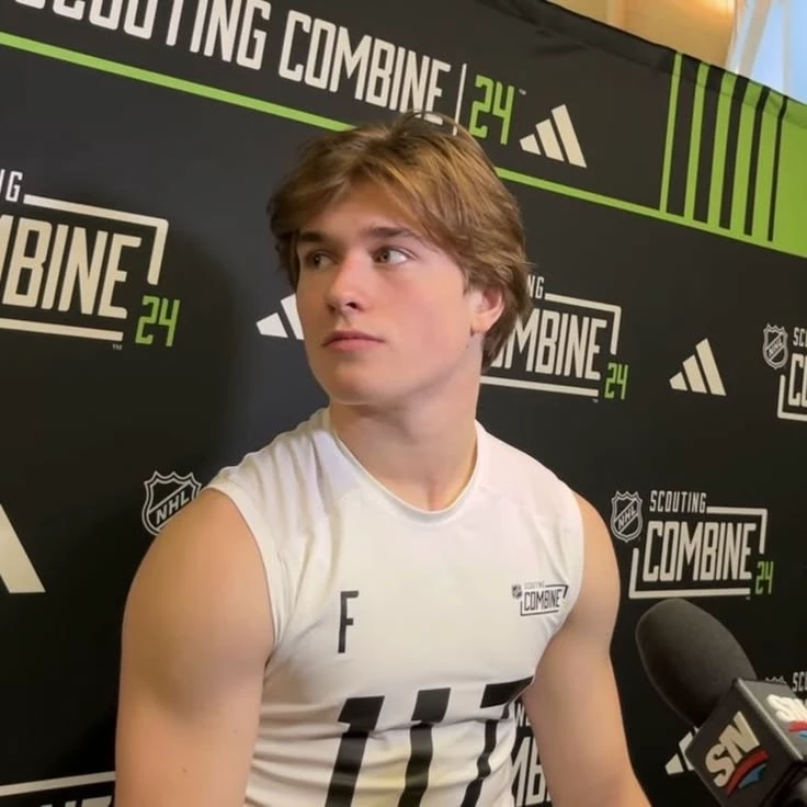 Macklin Celebrini thumbnail