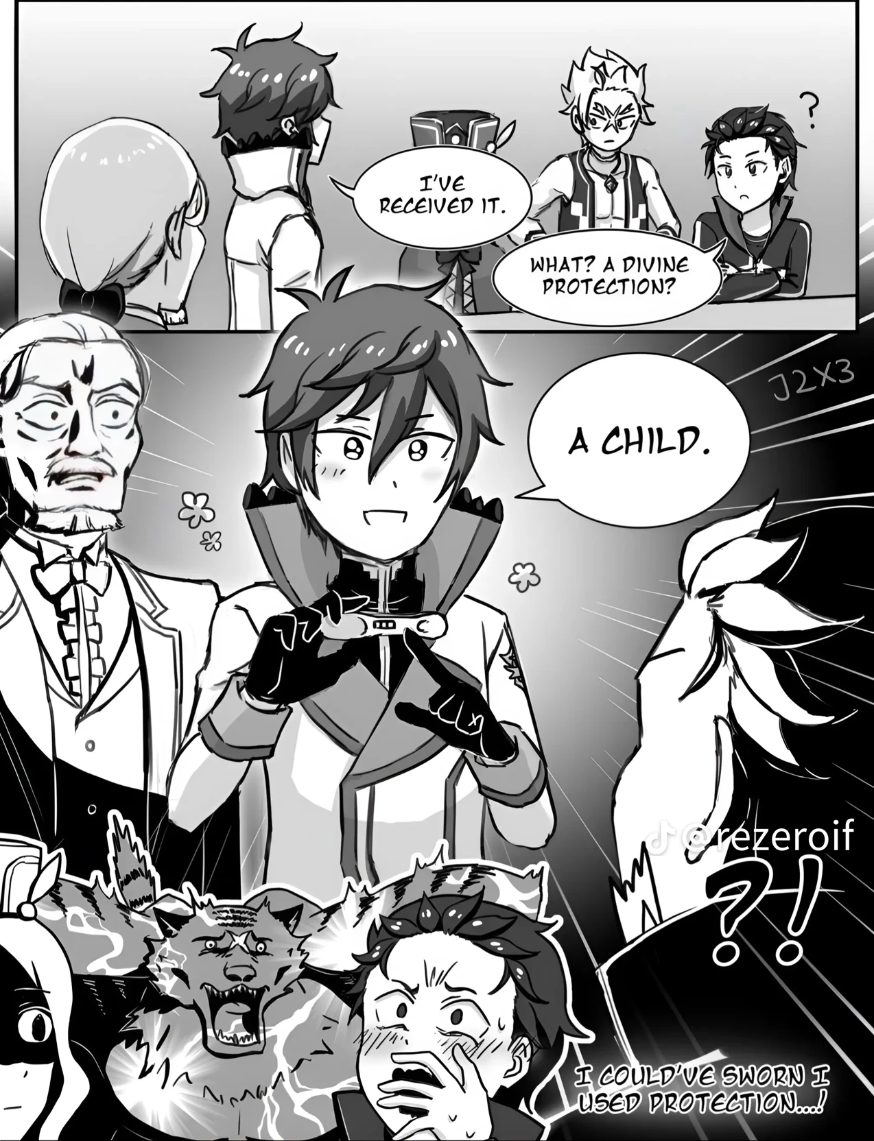 reinhard van astrea y Subaru natsuki de re:zero thumbnail