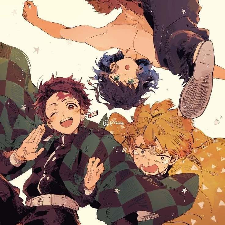 Tanjiro, Zenitsu, Inosuke thumbnail