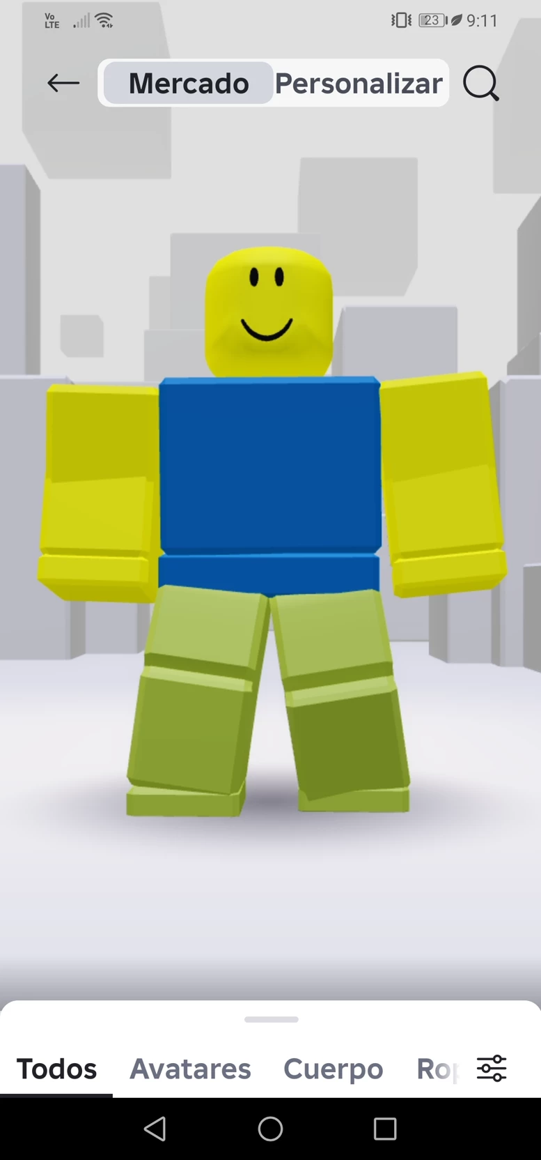 You are Noob in the world of roblox thumbnail