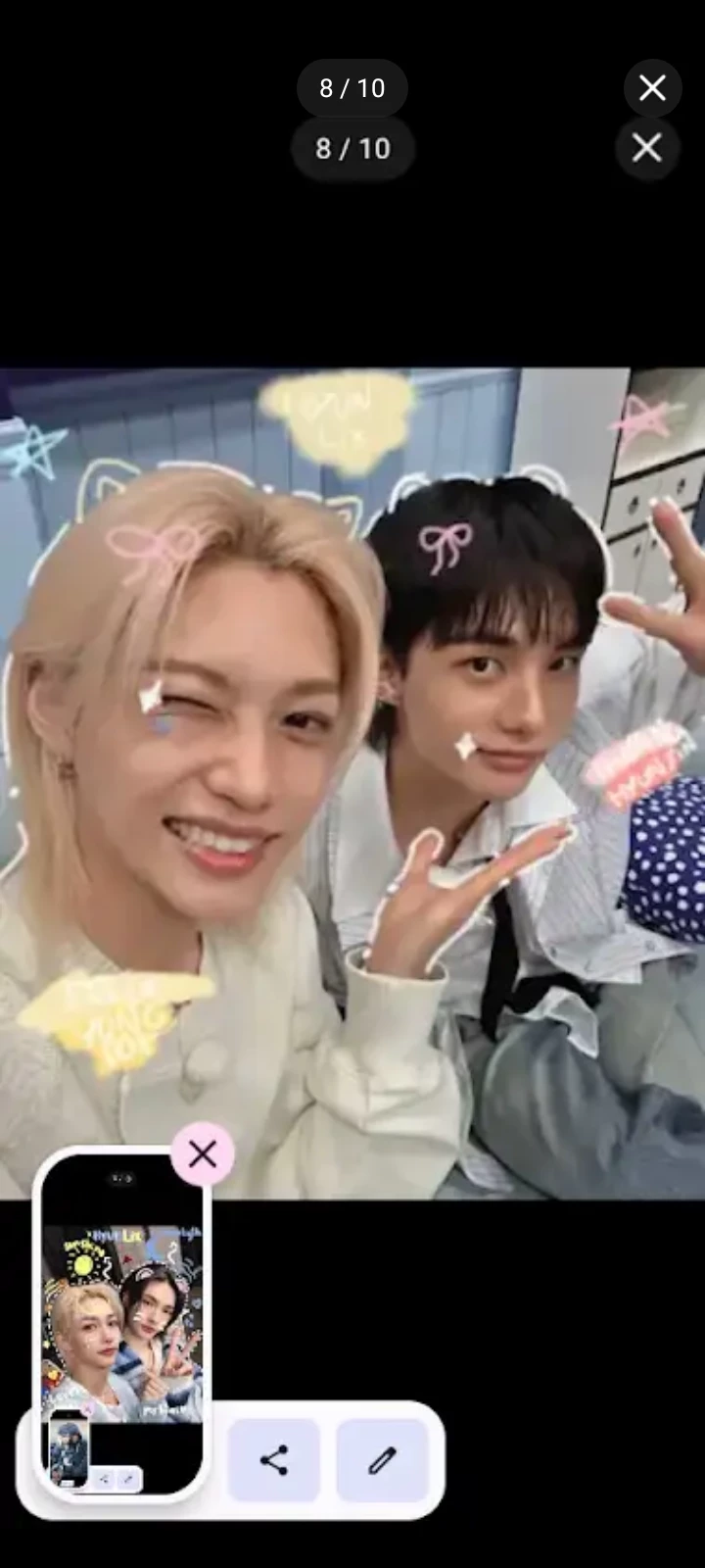 hyunjin and Félix (you are Félix) thumbnail