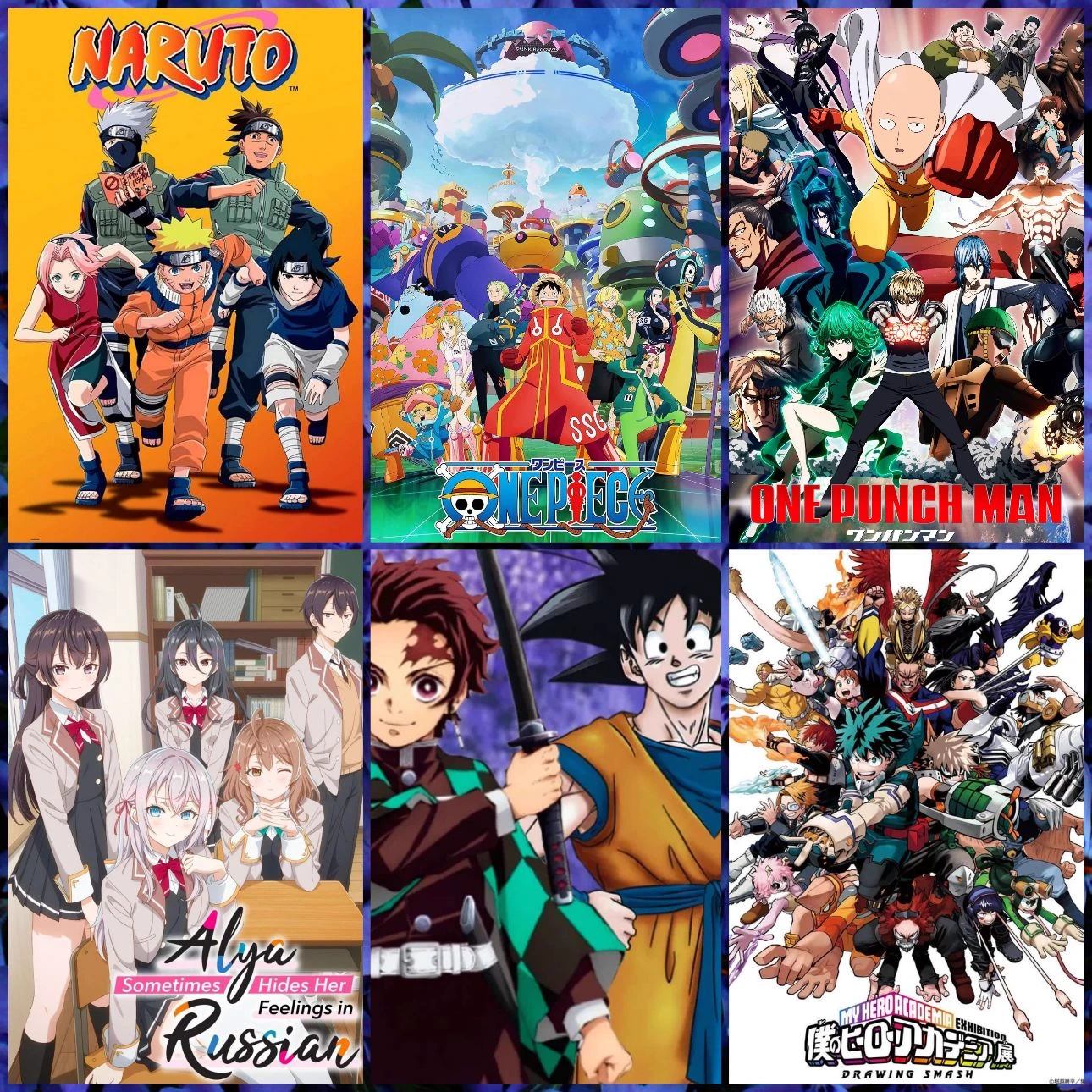 OPM/OP/DBZ/KNY/MHA/Naruto/Roshire thumbnail