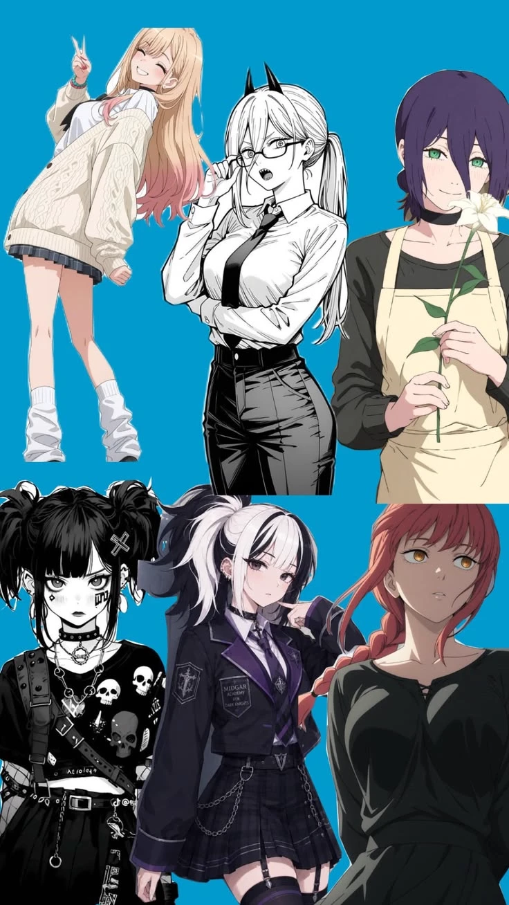 Marin Makima Reze Power Ksusha and Emilia thumbnail