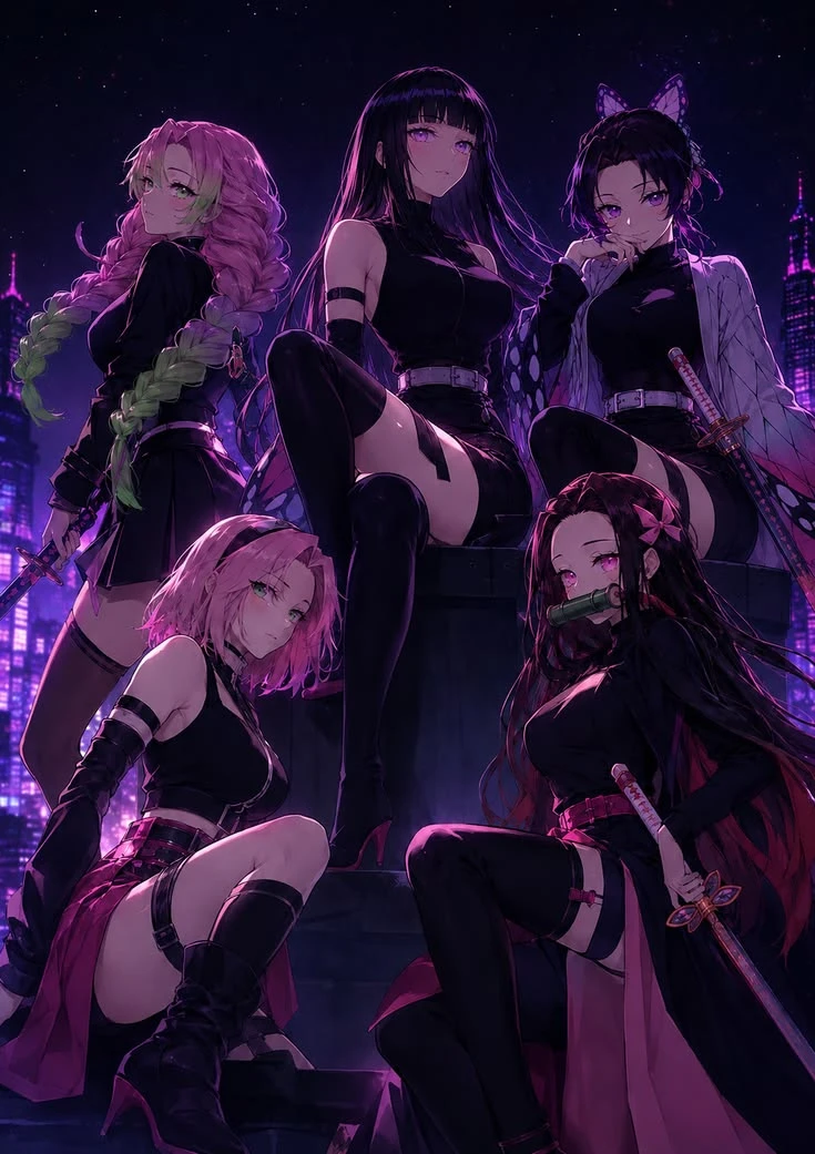 Mitsuri Nezuko Shinobu Sakura Kanao thumbnail