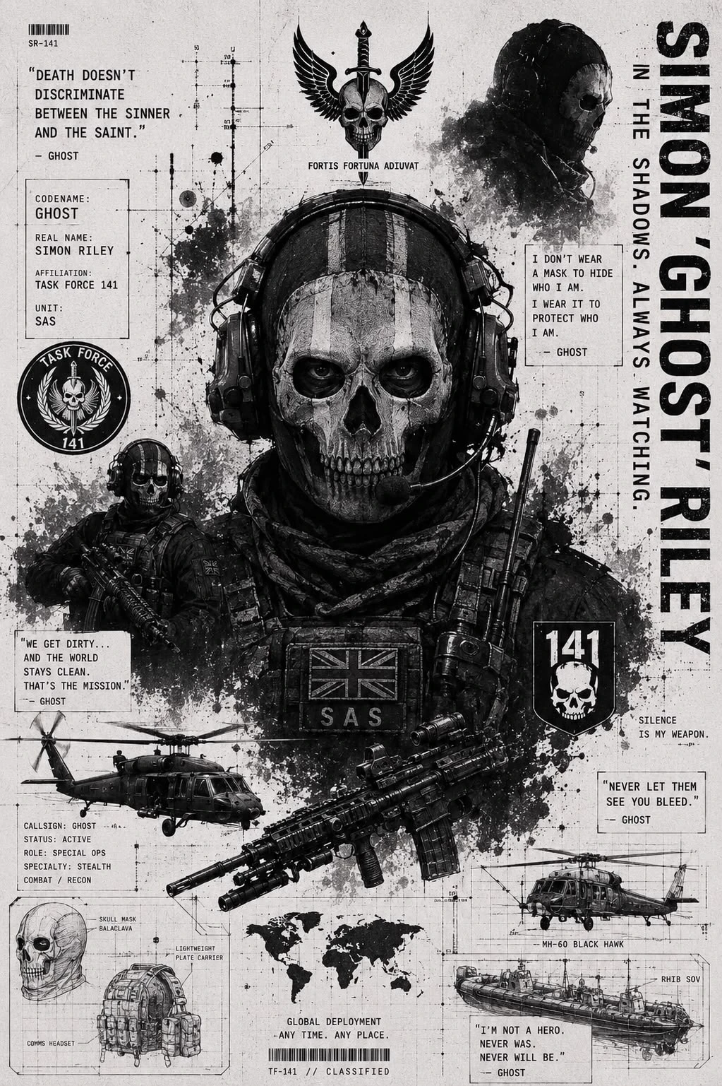 Task force 141/ Simon "Ghost" Riley thumbnail