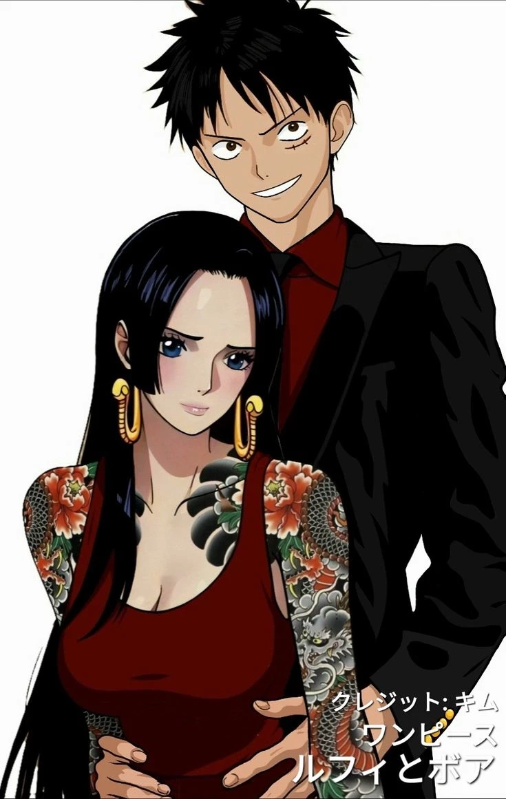 👒🍖Luffy x Boa Hancock🏴‍☠️💄🐍 thumbnail