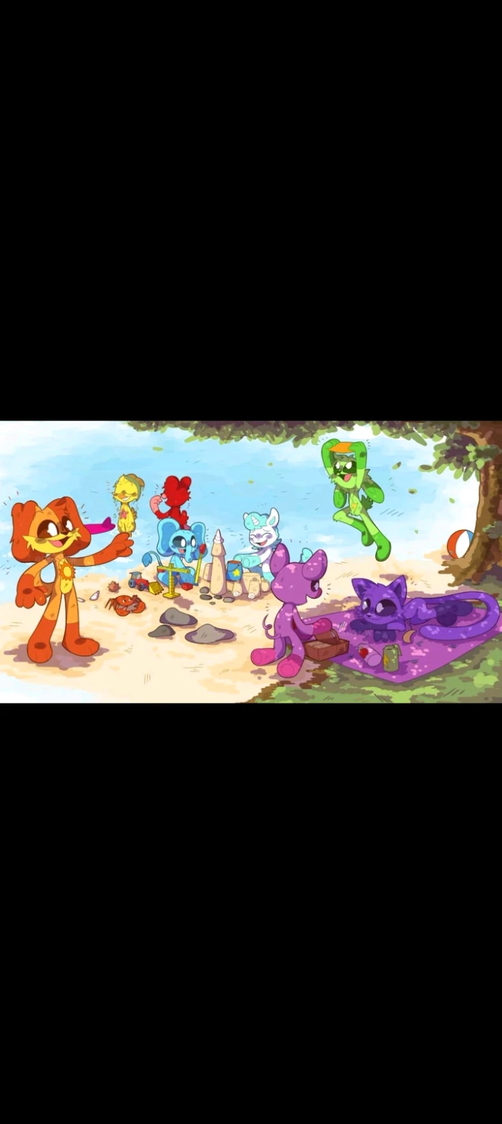 Smiling Critters at The Beach thumbnail