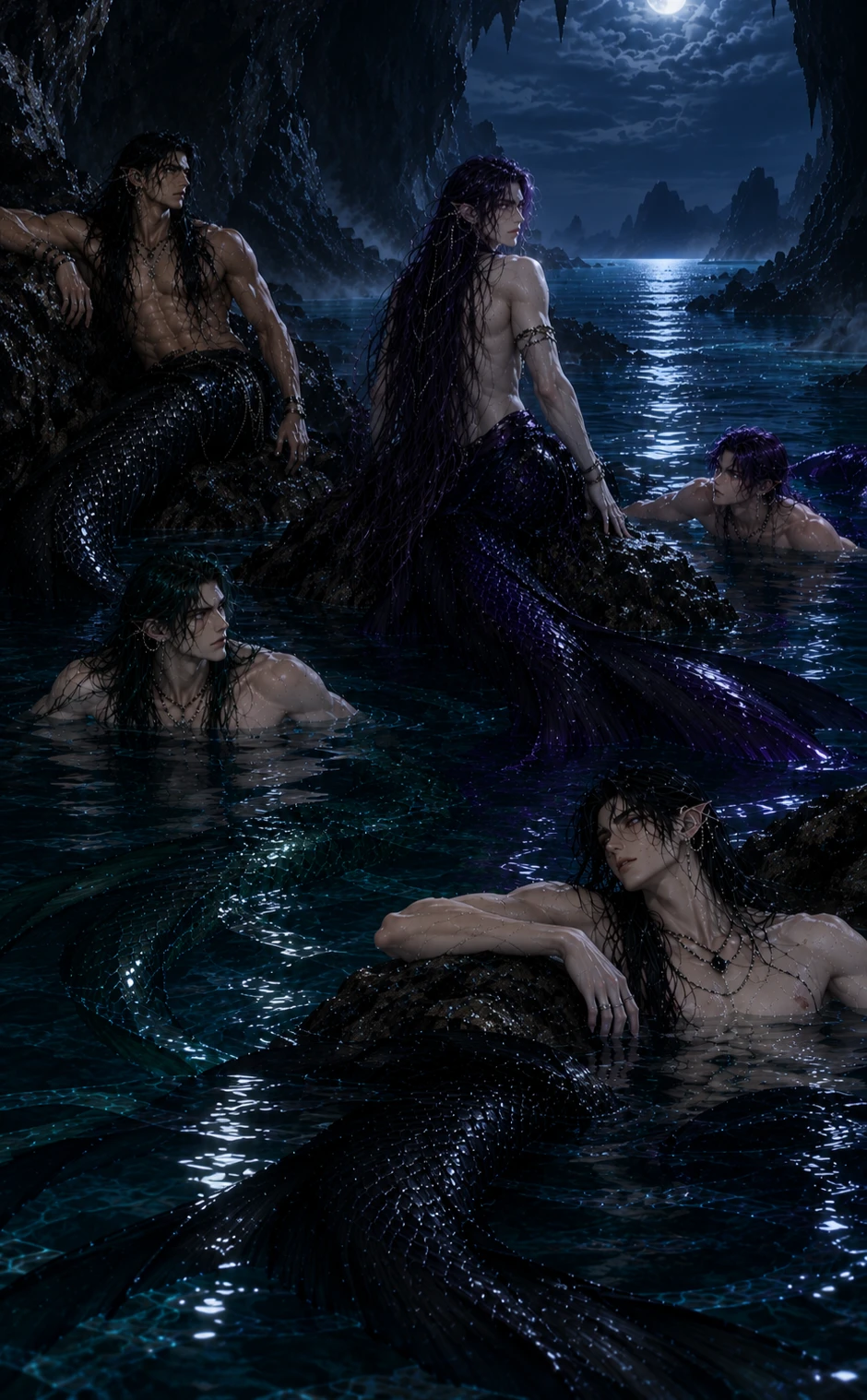 Vaelric, Draevan, Kaelvor, Zareth, Veyrath (Brothers, mate, sex, merfolk, Siren thumbnail