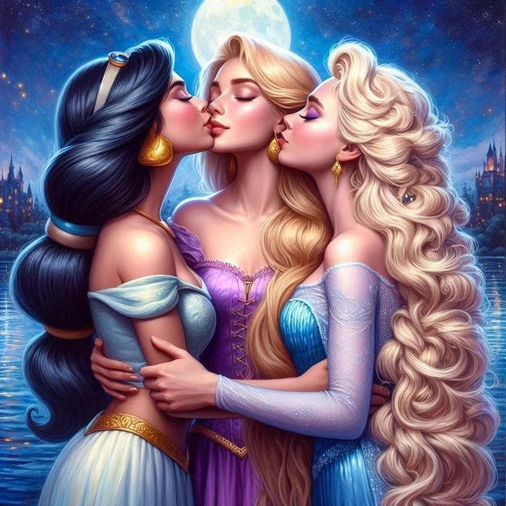 Jasmine, Rapunzel and Elsa thumbnail