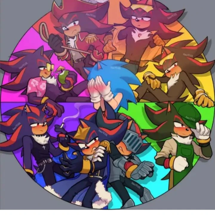 all versions of Shadow the Hedgehog thumbnail