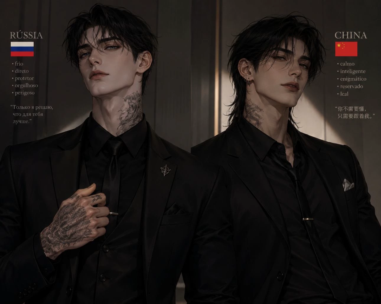 Mikhail Vronsky and Shen Zeyan - Their mafia fiancés and their destined alphas thumbnail