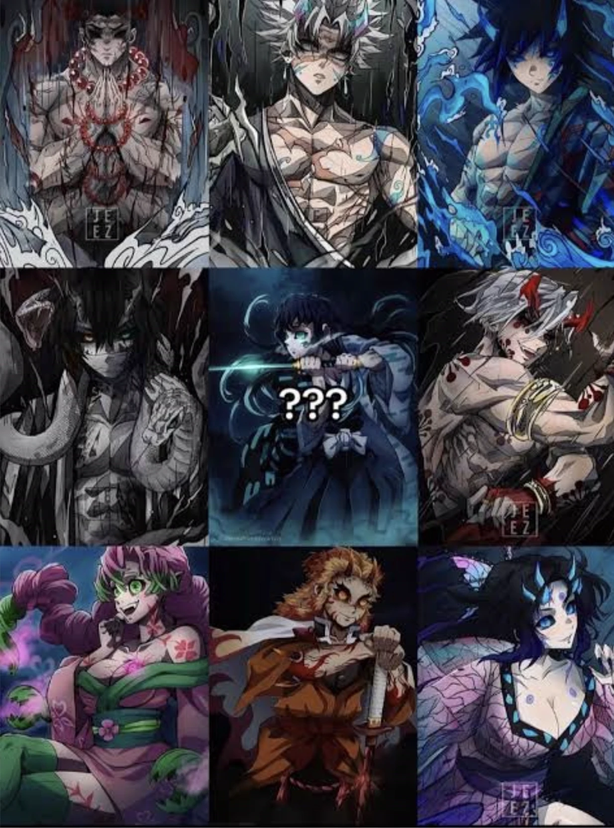 Hashira in the form of demons thumbnail