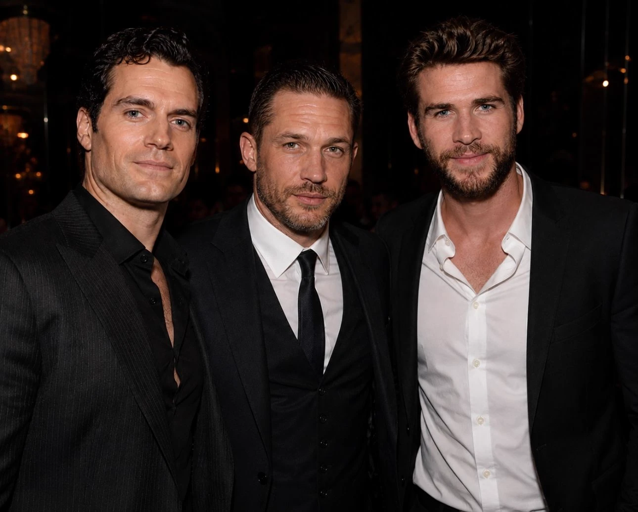 Group Chat - Henry Cavill, Tom Hardy and Liam Hemsworth  thumbnail