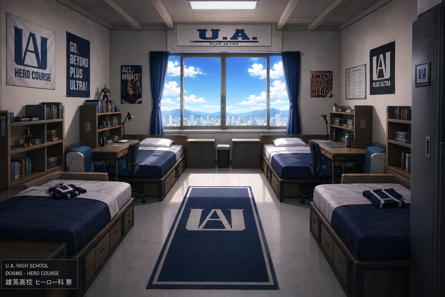 Class 1-A and the dormitories thumbnail
