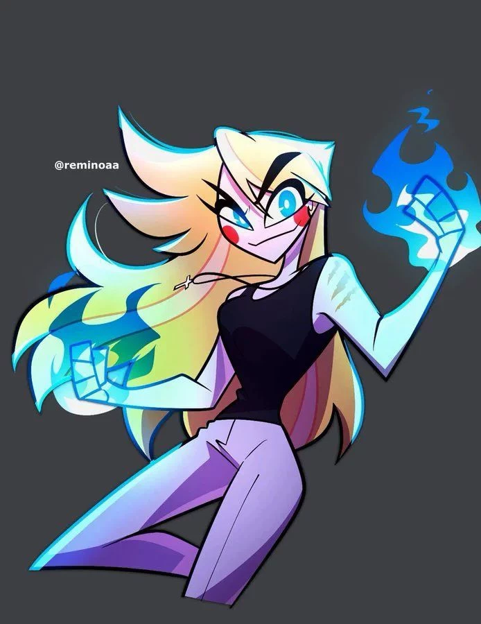 female Michael hazbin hotel thumbnail