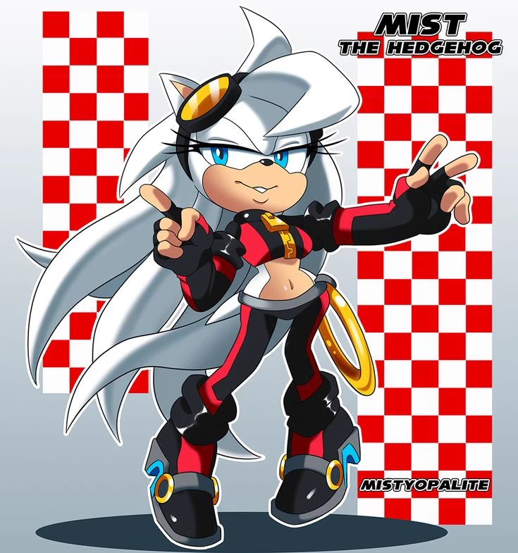 Mist The Hedgehog is a character from Sonic the Hedgehog created by a fan. thumbnail