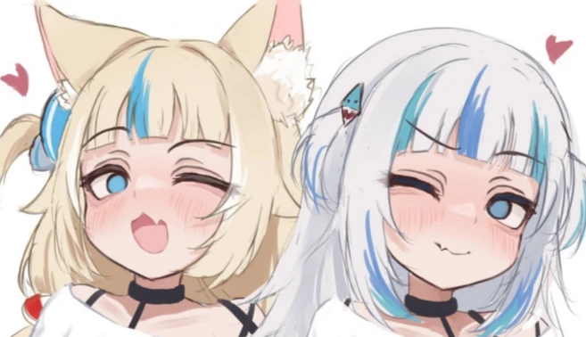 Gawrgura and Samekosaba thumbnail