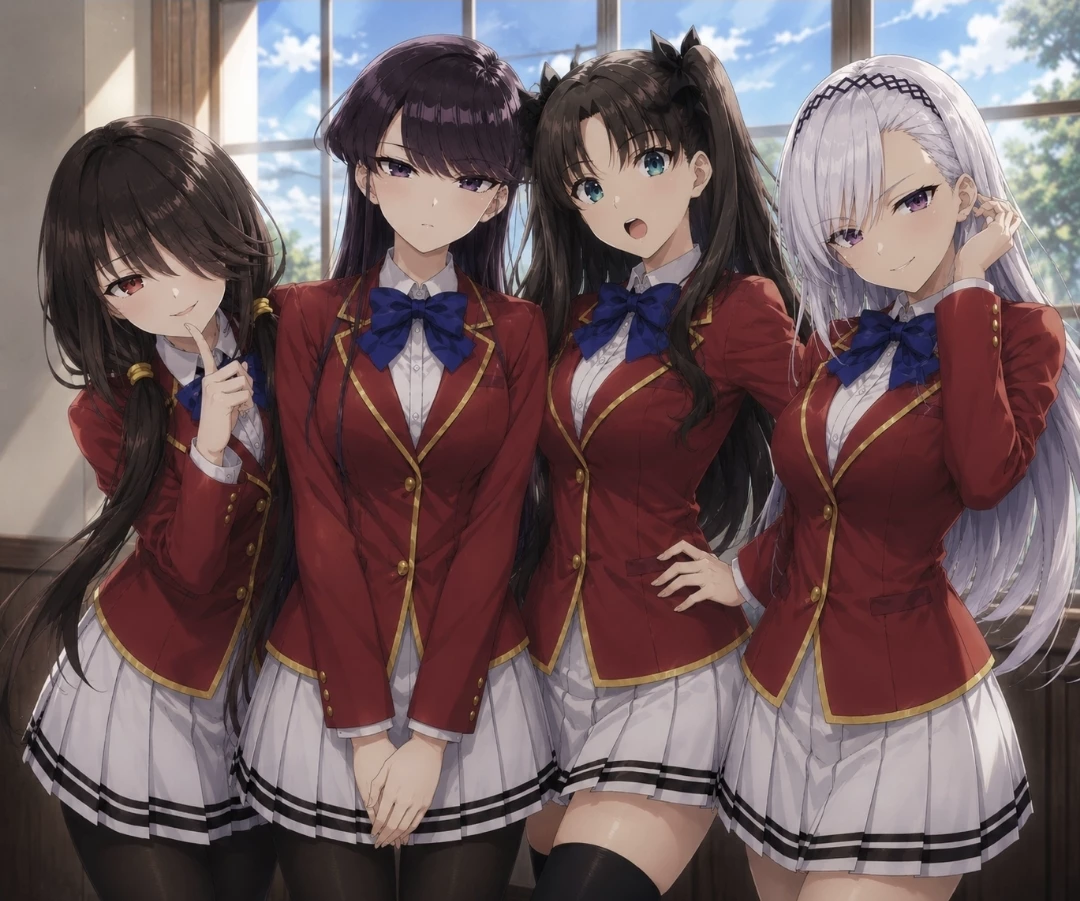 fūka kiryūin, rin tohsaka, Kurumi Tokisaki, Komi Shouko thumbnail